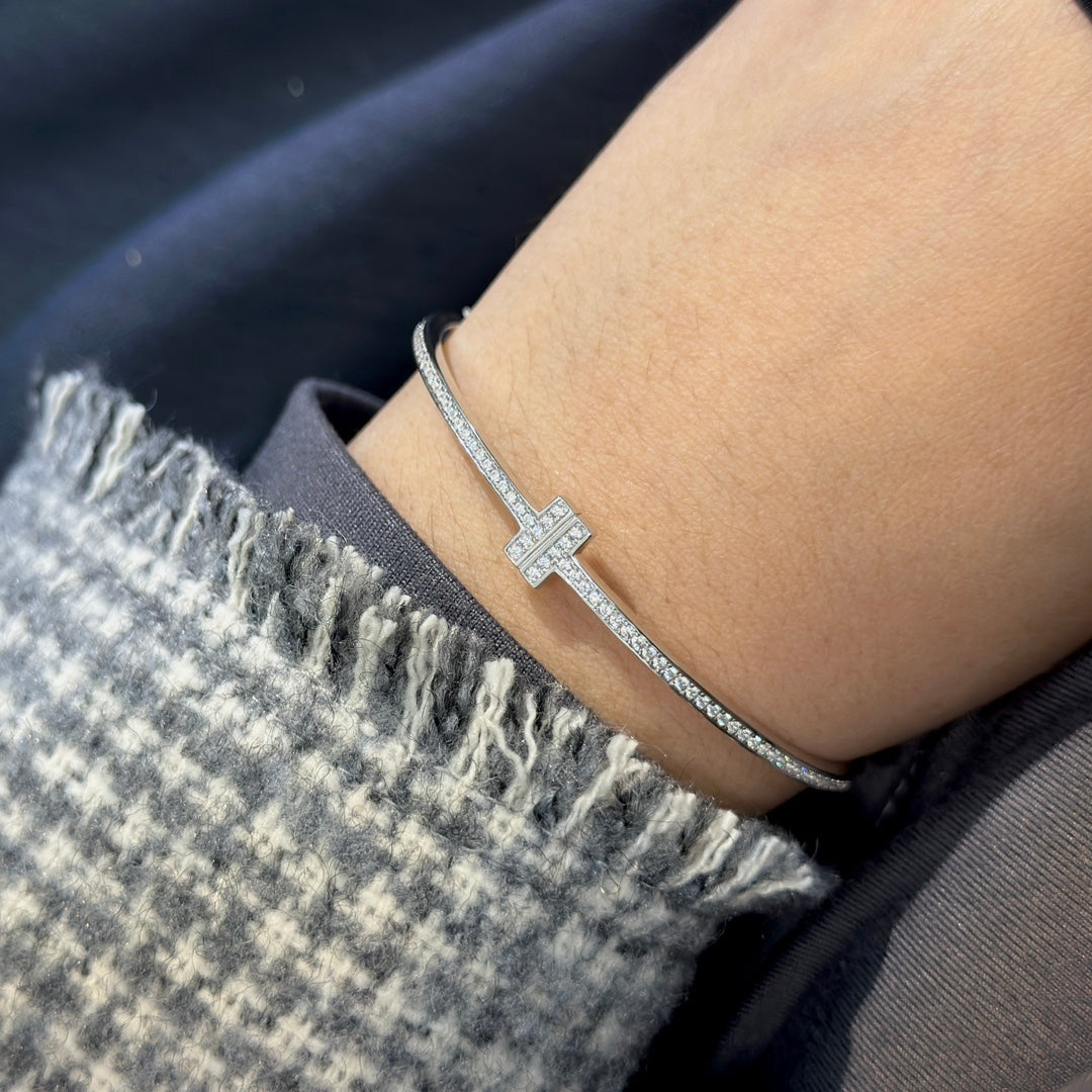 18K Tiffany Diamonds Bracelet