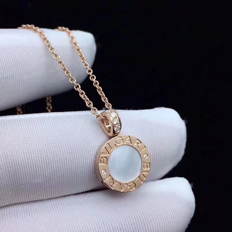 18K BVLGARI White Ceramic Necklace