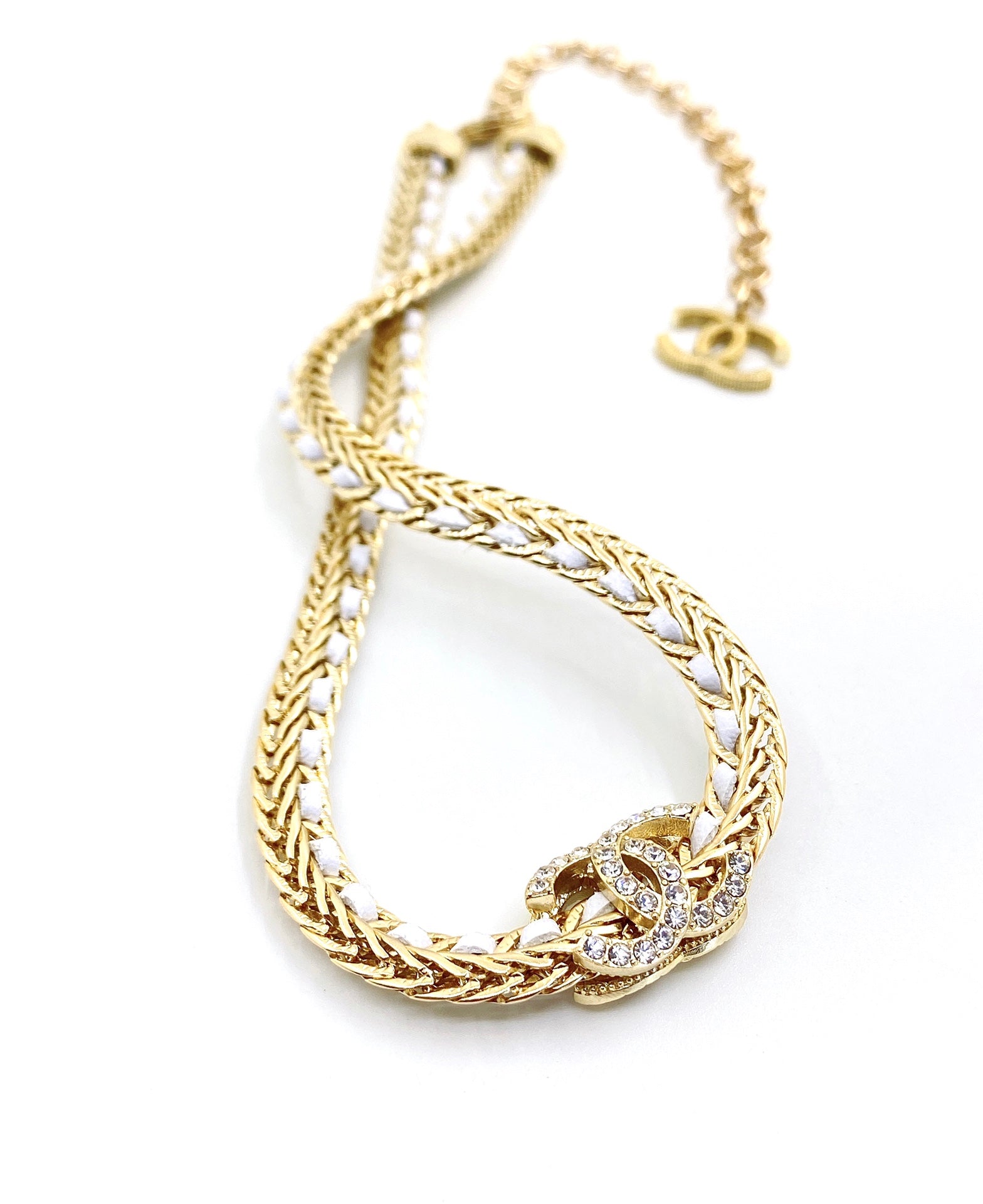 18K  Chanel Diamonds Choker Necklace