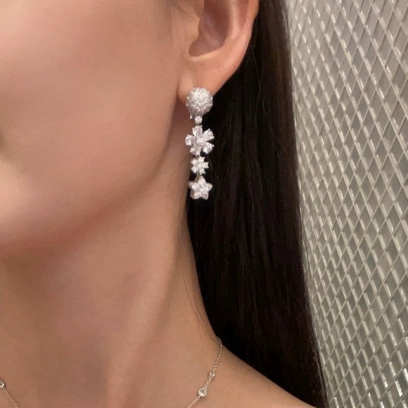 18K Folie Des Pr¨¦s Earrings