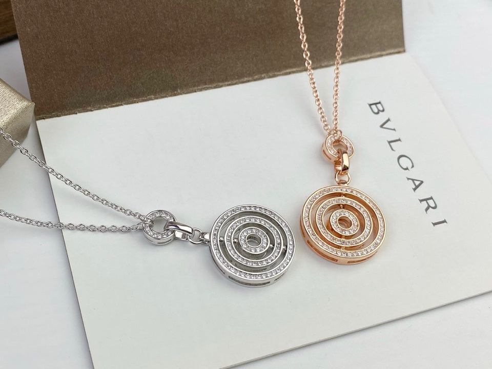 18K BVLGARI Cerchi Astrale Diamond Necklace