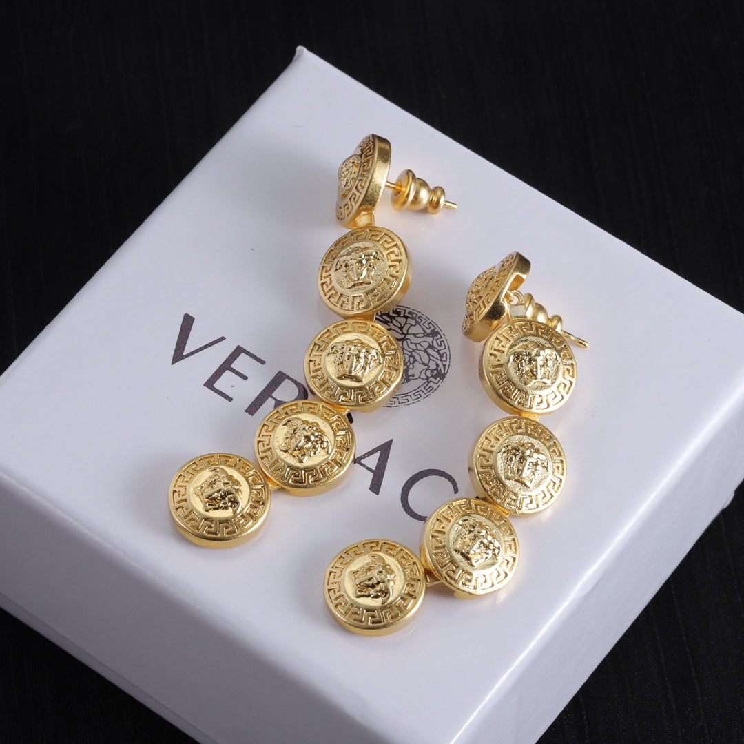 18K Long Earrings
